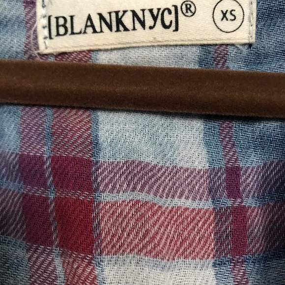 Flannel Blank NYC top size XS - Picture 3 of 4